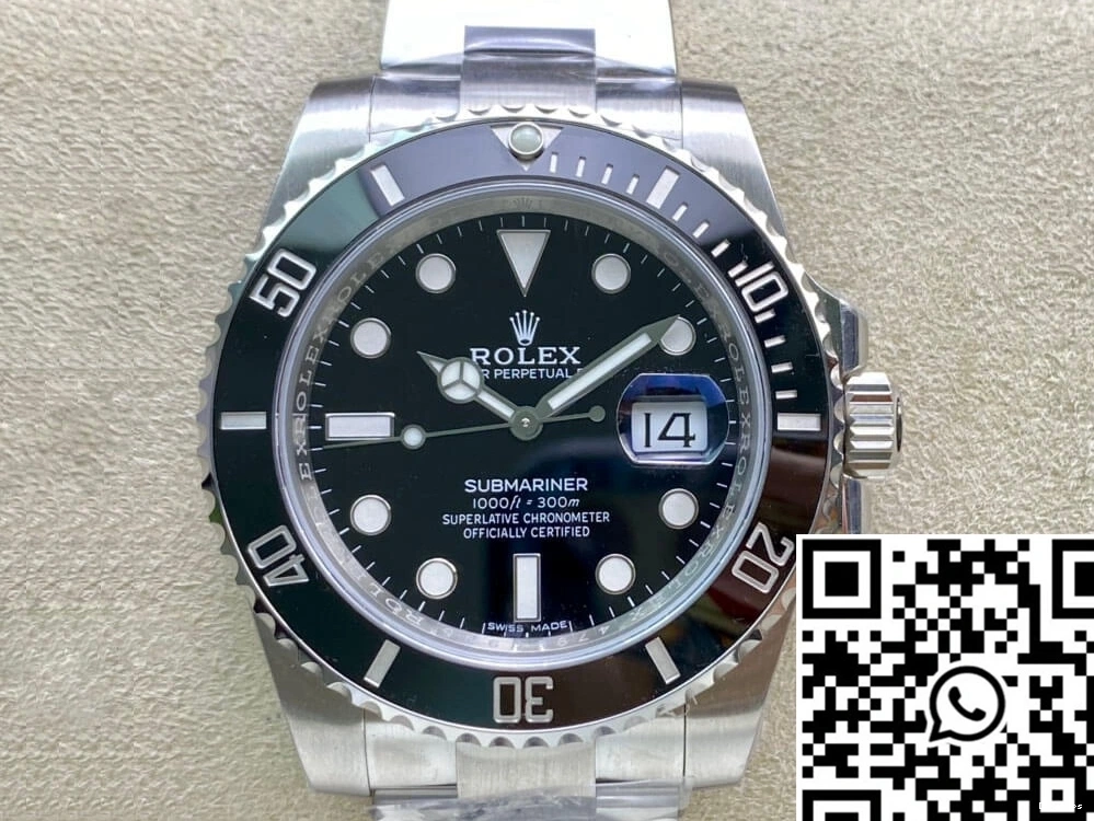 Black Rolex Dial Factory V4 116610LN-97200 Clean Submariner 0922
